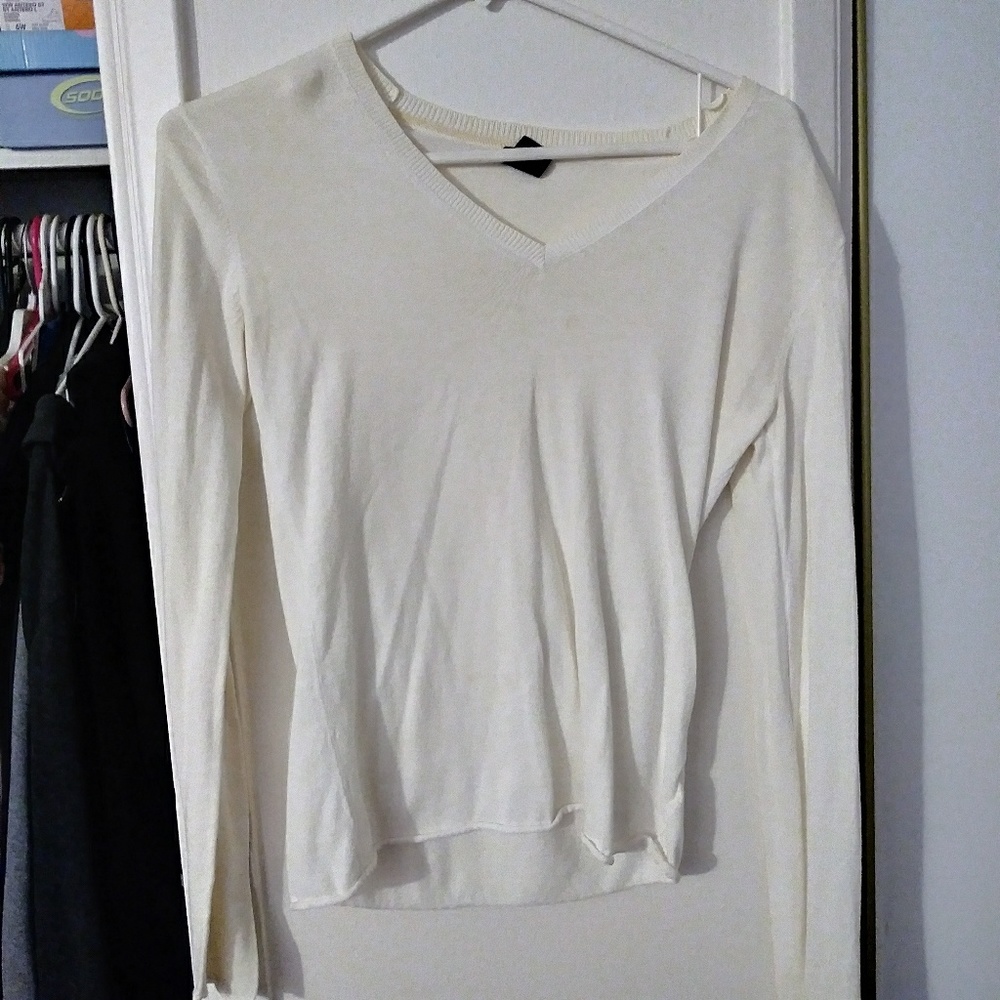 Yellow V-Neck Long Sleeve